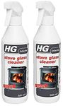 2 x Stove Glass Cleaner - A Foam Stove Window Cleaner for The Easy Removal of soot, Grease and Tar