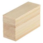 10 Pieces 20 cm Pine Wood Rectangle Board fit for Craft Painting Modelling Fretwork Engraved Home Decor