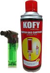 Kofy Jet Flame Lighter with Gas can 500 ML