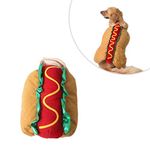 UKCOCO Pet Hot Dog Costume- Hot Dog Costume Pet Cosplay/Christmas Halloween Holiday Party Dress Up Dog Funny Costume/Puppy Kitten Dress Up （ Size XXS ）