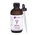 Naturalis Essence Of Nature Lavender Essential Oil 100% Pure, Natural & Undiluted Therapeutic Grade For Hair, Skin, Face, Calming Bath Or Massage For Restful Sleep - 120Ml