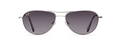 Maui Jim Unisex's Baby Beach Sunglasses, Silver Frame/Neutral Grey Lens, Numeric_7