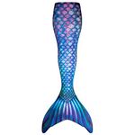 Fin Fun Limited Edition Wear-Resistant Mermaid Tail for Swimming, Kids and Adults, NO Monofin, for Girls and Boys, Ice Dragon, Adult S