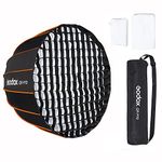 GODOX QR-P70 27.5 inch / 70cm Parabolic Softbox Bowens Mount, Quick Release Parabolic Softbox, w/Front & Inner Diffuser and Grid SL-60W AD600BM VL150 UL150 SL150II etc.