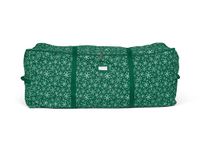 Covermates Keepsakes Christmas Tree Cinch Bag - Superior Protection, Cinch Straps, Fits Up to 9 to 11-Foot Tree - Holiday Storage-Green Snowflake