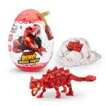 Robo Alive Volcano Dino Fossil Find Ankylosaurusby ZURU Boys 4-8 Dig and Discover, STEM -Excavate Prehistoric Fossils, Educational Toys, Great Science Kit Gift (Ankylosaurus)