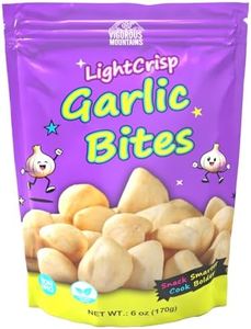VIGOROUS MOUNTAINS Fried Garlic Snacks 6 Oz(170g), Crunchy Garlic Bites Non-GMO All Natural for Salads Snacking Topping