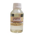 Pure Source India Aroma Essential Oil Cedar wood Rectified, 100 ml, Natural