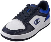 Champion Men's Rebound 2.0 Low Sneakers, White Navy Blue Ww009, 10.5 UK