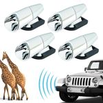 4pcs Deer Warning Whistles Device for Car, Anti-Deer-Wind-Powered-Whistle, Save Animal Horn Alert Protector Device, Automotive Invisible Safety Sensor for SUVs Truck Motorcycle Off-Road Vehicle RVs