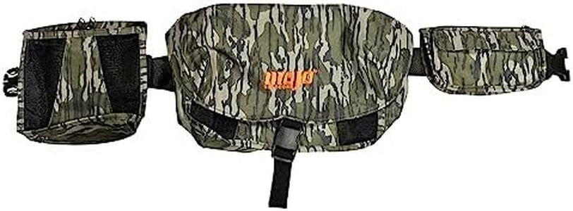 MOJO Outdoors Dove Hunting Game Belt Bag - Waterproof Hunting Fanny Pack with Handy Cell Phone Pocket - Original Bottom Land Camo