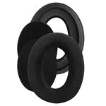 Geekria Comfort Velour Replacement Ear Pads for Sennheiser HD515, HD518, HD555, HD595, HD560s Headphones Ear Cushions, Headset Earpads, Ear Cups Repair Parts (Black)