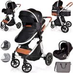 Baby Pram Pushchair Buggy with Car 