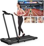DeerRun Raceable Treadmills Suitable for High-tech Equipments, Max 136KG Foldable treadmill for home, Folding Treadmill with APP control, Running Machine with Multi-Runner Races,Door to Door Delivery