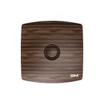 GM Afresh Ventilation Fan Wood Finish Color 150 mm Sweep 2300 RPM Powerful Motor With Copper Super silent running Suitable for glass,wall mounting Screwless Front for Easy Cleaning for bathroom