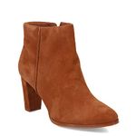 Clarks Women's Kaylin Ida Ankle Boots, Short Shaft Boots, Dark Tan Suede, 6.5 UK