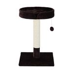 PawHut 70cm Height Cat Tree Scratching Post Furniture Pet Play Area Activity Center Kitten Climbers Climbing Exercise w/ Hanging Toy & Cushion