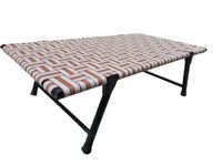 Gurukripa maruti traders Folding Bed for Pets Like Dogs, Cats and Other Pets with Strong Iron Frame for Indoor Outdoor Usage Size (42x24x8) inch with Strong Quality |Multicolour