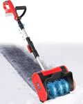 TAIRDA 10-Inch Snow Shovel for Milwaukee M18 18v Battery(NO Battery), Cordless Electric Snow Shovel with 10in. Width, 6in. Depth, 20FT Throw Distance, Snow Blower Shovel for Patio Driveway(Bare Tool)