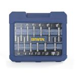 IRWIN Marples Forstner Bit Set, Wood Drill Bits, Made of Carbon Steel, Ideal for Fine Woodworking, Cabinet-making and more, 14 Pieces (1966893)