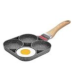 Egg Frying Pan,4 Cup Pancake Pan No