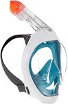 Decathlon Easybreath Adult's 500 Full Face Snorkel Mask EU M / L Deep Petrol Blue