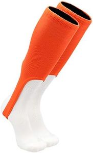TCK 9 Inch Solid Baseball Stirrups (Orange, Large)