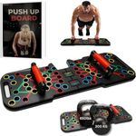 Push Up Board For Men & Women - Foldable Pushup Board For Home Gym & Office - 60+ Color Code With Multi-Functional Home Workout Equipment - ACTIVE APEX