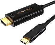 USB C to HDMI 4K@60Hz, CableCreation Type C (Compatible Thunderbolt 3/4) to HDMI 3 Feet Cable, Compatible with MacBook Pro/iMac 2017,iPad Pro 2020, Mac Mini, Galaxy S22/S20/ S10, Surface Book 2,1M