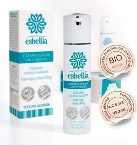 Esbeltia Bio Cosmetics | Crema Acido Hialuronico con 50% de Principio Activo | 75ml | Crema Antiarrugas hecha de Aloe Vera y Aceite de Caléndula | Crema Ecologica Unica