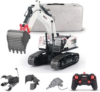 TOUCAN RC HOBBY 1/14 HUINA RC Metal Excavator Model 1594 Radio Light Battery 22CH Sound