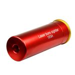 hayootech 12 Gauge Bore Sight Laser Red Dot Cartridge 12GA Red Dot Laser Bore Sighter