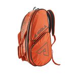 JOOLA Tour Elite Pickleball Bag – Backpack & Duffle Bag for Paddles & Pickleball Accessories – Thermal Insulated Pockets Hold 4+ Paddles - with Fence Hook Orange/Gray