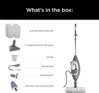 Shark Steam Pocket Mop – Floor Cleaner with Washable Pads