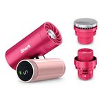 Shark ChillPIll 3-in-1 Personal High-Speed Fan, Ultra-Fine Mist and InstaChill System, Includes 3 Cooling Attachments, Travel-Friendly Design, Dragon Fruit FA022UKPK