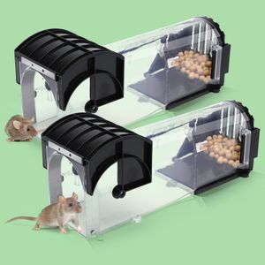 EGOFLYYA Humane Mouse Traps, 2-Pack – No-Kill Rodent Catcher