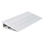 Goplus Door Threshold Ramp, Rise Threshold Ramps for Doorways with Non-Slip Surface, Adjustable Aluminum Door Entry Ramps for Wheelchairs, Scooters, Power Chairs, 700LBS Load Capacity (3" Rise)