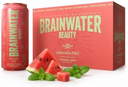 BrainWater Beauty Watermelon Mint Functional Water, 16 fl oz, 8 Pack