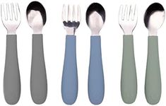 WeeSprout Toddler Utensils, 3 Forks