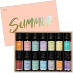 Fragrance Oil, MitFlor 14 Packs of Summer Scented Oils Set, Soap & Candle Making Scents, Aromatherapy Essential Oils for Diffusers for Home, Fruit Daiquiri, Gardenia and More