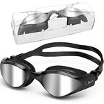 Cienfy Unisex-Adult Swim Goggles, Polarized Goggles Swimming Men Women, Anti-fog Leak-proof Clear Vision Underwater