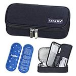 Insulin Pen Case - Insulin Cooler Travel Case with 2 Cooling Ice Packs, Medicine Cool Bag for Diabetic Insulin Pen and Vials Storage by YOUSHARES (Black)