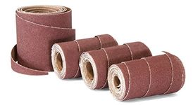 WEN 65910SP120 120-Grit 10-Inch Pre-Cut Ready-to-Wrap Drum Sander Sandpaper, 4-Pack