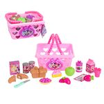 minnie just play bow tique bowtastic shopping basket set- Multi color