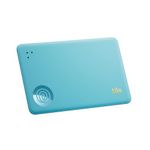 Tile by Life360 Slim (2024) - Wallet Finder, Bluetooth Tracker and Item Locator for Luggage Tags, Passports and More. Both iOS and Android Compatible. Phone Finder. 1-Pack (Aqua Lemon)