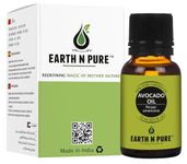 Earth N Pure Avocado Oil Cold Pressed, Natural and Therapeutic Grade for Hair and Skin - 15 ml