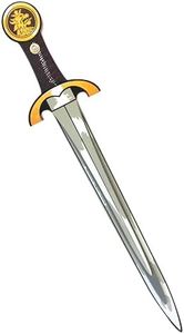 Liontouch - Caballero Noble Espada, Rojo - 57,5 cm | Juguete Medieval de Espuma para Juegos de Imitación para Niños con Tema de León Dorado | Armas Seguras para Disfraces y Vestuario de Niños