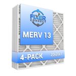 20x20x1 MERV 13 Air Filter 4-Pack