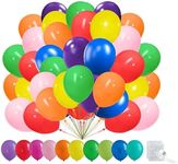 Lumjoy Rainbow Balloons 50pcs 12cm 5 Inch small mini Decorative Latex Party Balloons for Birthday Baby Shower Wedding Engagement Graduation Festival Arc Garland Decorations