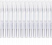 12Pcs 3 ml Empty Nail Oil Pen with Brush Tip, Transparent Twist Pens, Lip Gloss Brush Applicators, Eyelash Growth Liquid Tube Container (12PCS)